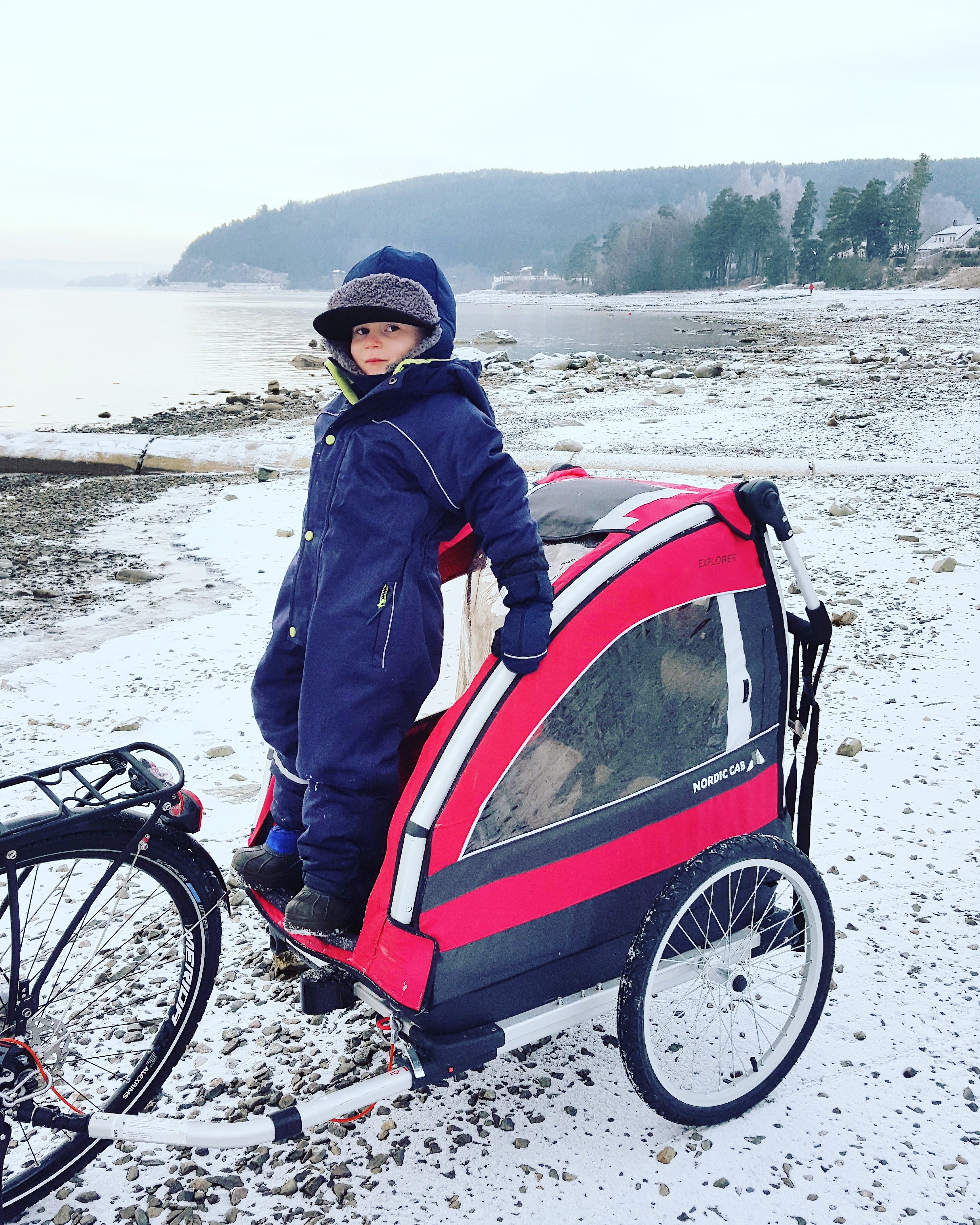 Nordiccab sykkelvogn vinter