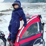 Nordic Cab Explorer rød, barn vinter sykkling
